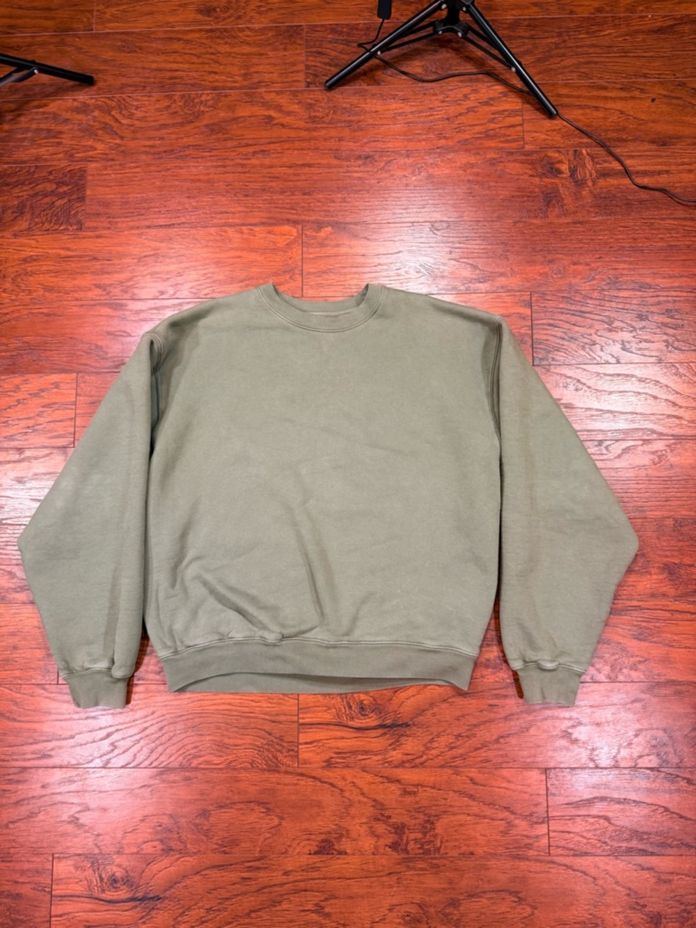 Yeezy Olive Green Crewneck Sweatshirt - Men's
